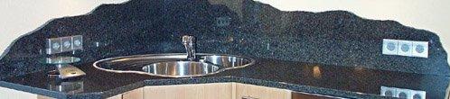 Küchenarbeitsplatten aus Naturstein - Granit Küchenarbeitsplatten sind unanfälli